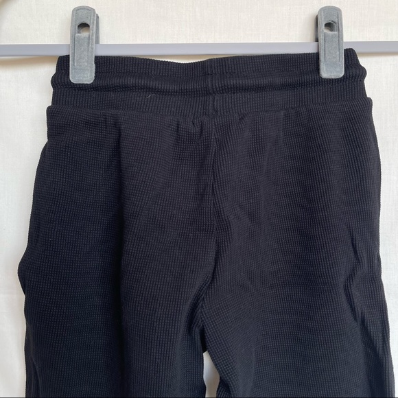 Black Waffle Knit Shorts - Picture 15 of 17